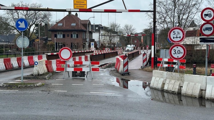 Reudinkbrug vanaf donderdag gesloten voor auto en motoren