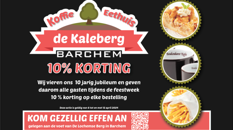 Kortingsactie Kaleberg