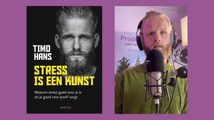Timo Hans vertelt in zijn boek hoe je stress de baas bent