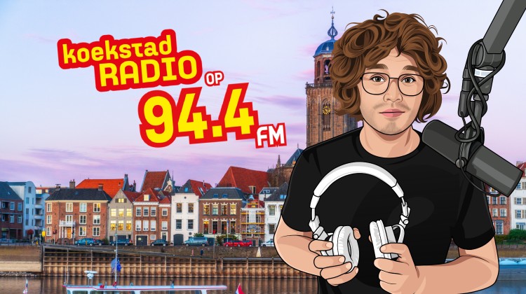 Presentator Jesse Sprikkelman duikt in de 10's voor Koekstad Radio
