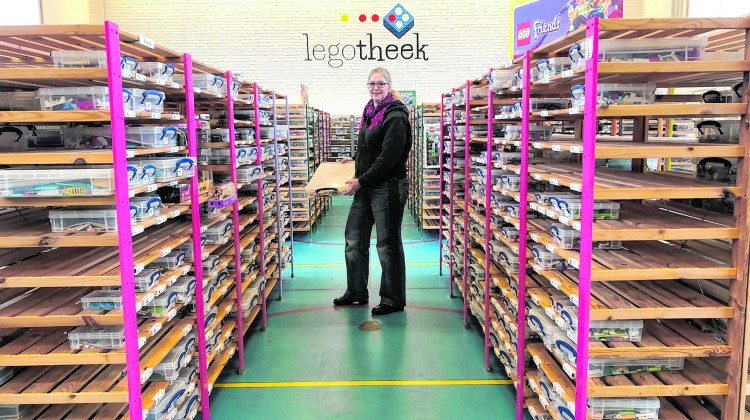 Het gezicht van legotheek in Eefde