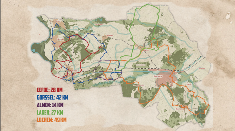 Fiets en wandelroutes ter ere van 80 jaar bevrijding