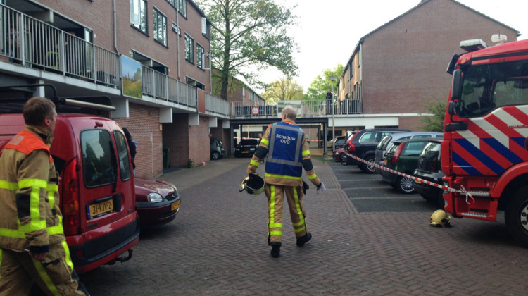 Zutphenaar zorgt voor opschudding door chemisch middel op plafond te smeren