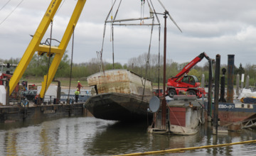 Eigenaar gezonken schepen Marshaven weigert gemeente Zutphen te betalen