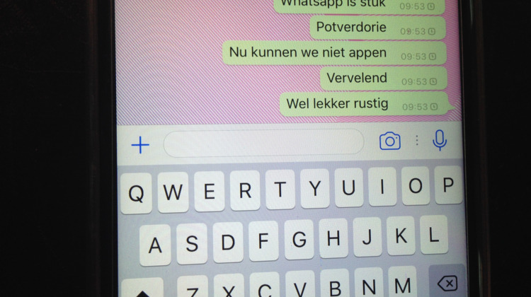 Even geen 'gelukkig nieuw jaar' via WhatsApp