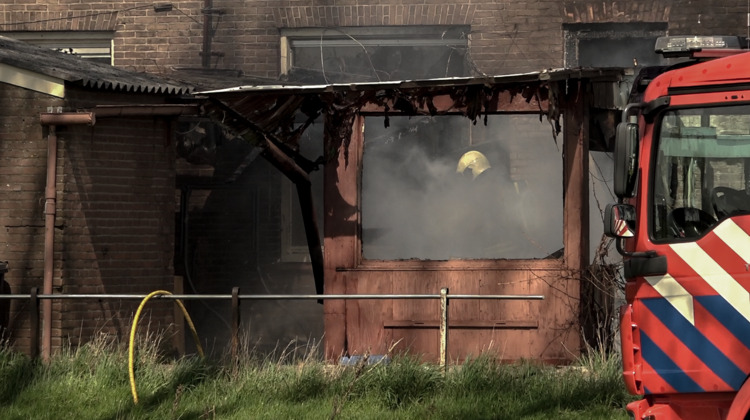Brand in sloopwoning op de Mars